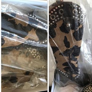 Pony Hair Riding Boots